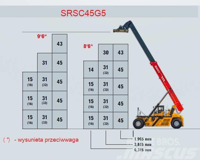 Sany SRSC45G5 Reachtruck voor hoog niveau