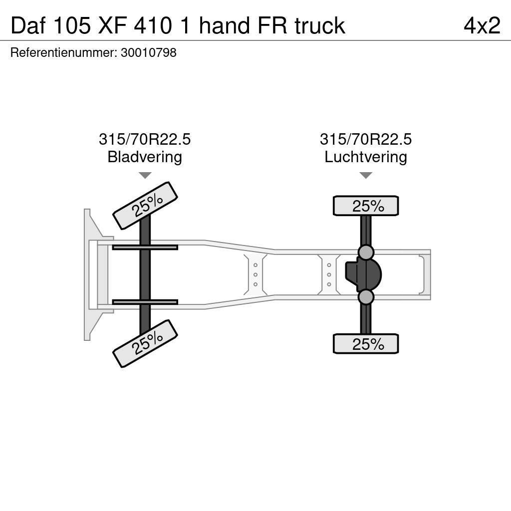 DAF 105 XF 410 1 hand FR truck Trekkers