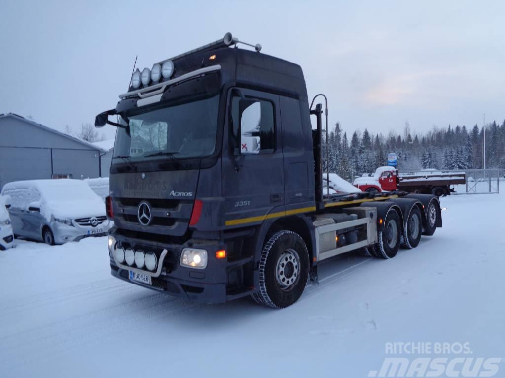 Mercedes-Benz Actros  3351 8x4 Containertrucks met kabelsysteem