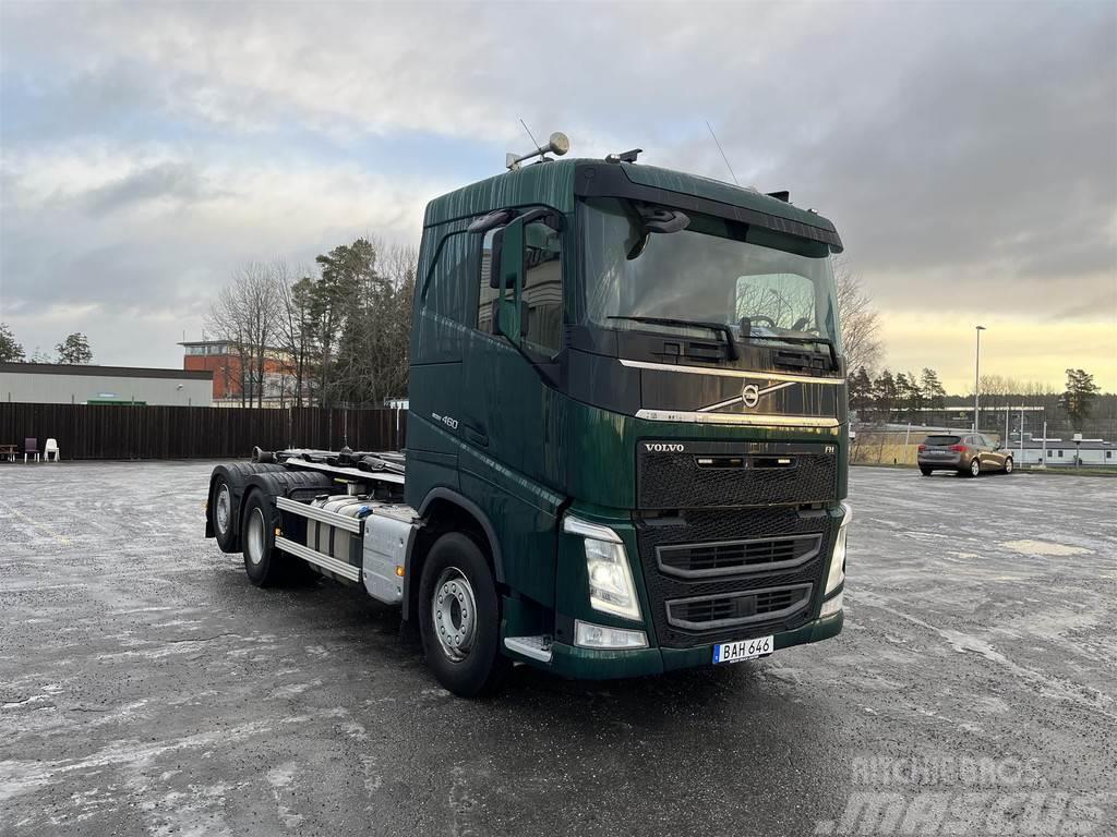 Volvo FH Lastväxlare HIAB Vrachtwagen met containersysteem