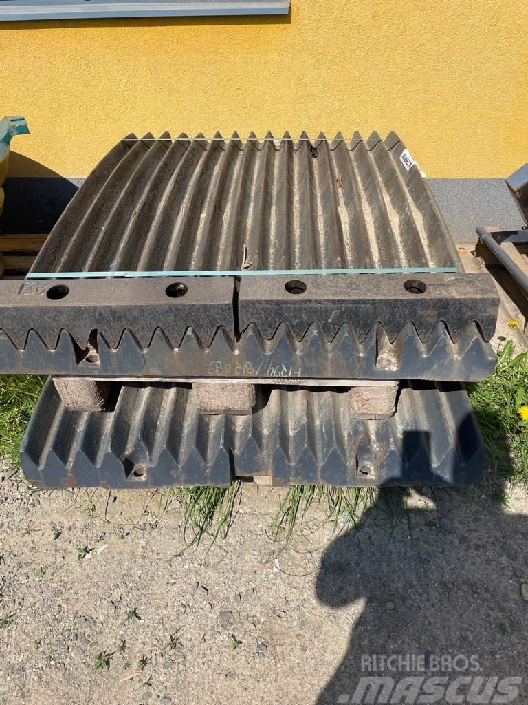 Pegson 1165 crusher jaw plate set(or Finlay J1170) Vergruizers