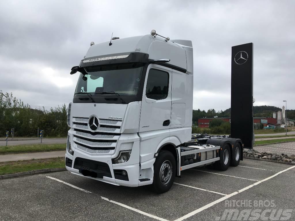 Mercedes-Benz Actros V 2853L Lastväxlare Vrachtwagen met containersysteem