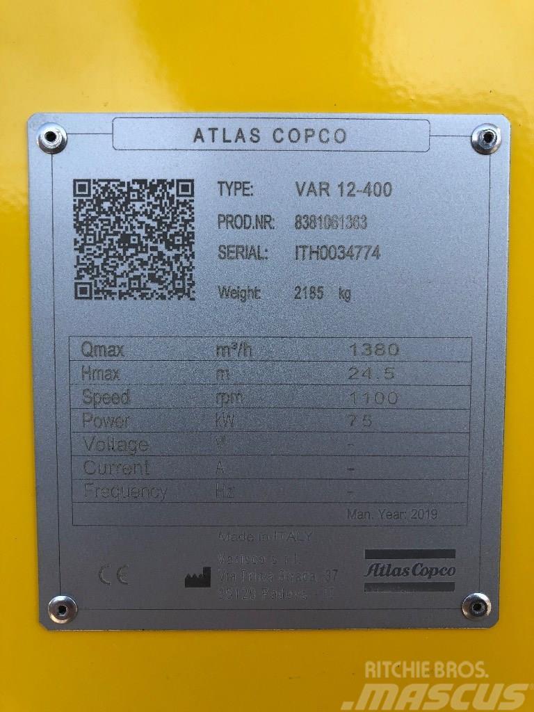 Atlas Copco VAR 12-400 Waterpompen