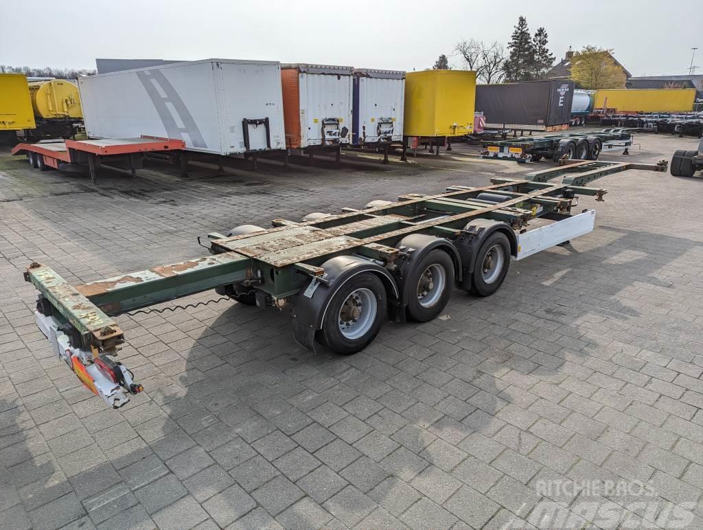 Krone SD 27 3-Assen BPW - Back Slider - DrumBrakes - 528 Containerchassis