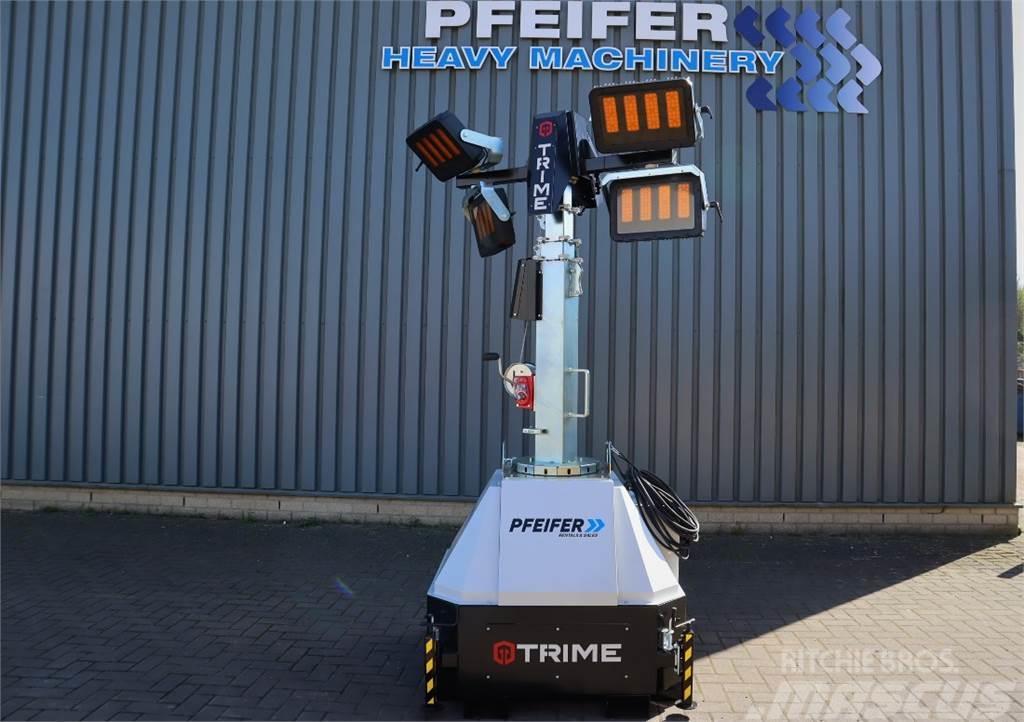  TRIME X-MAST 4 x 320W Valid Inspection, *Guarantee Mobiele lichtmasten