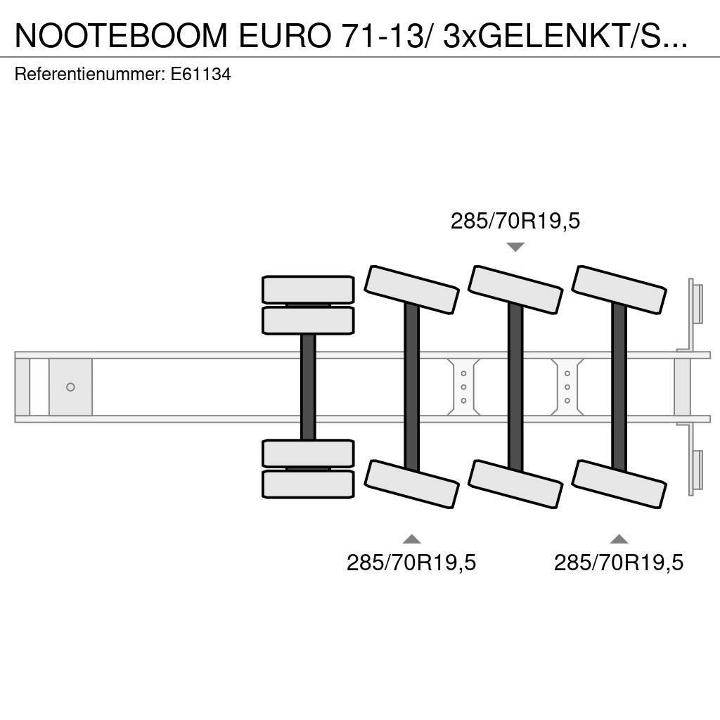 Nooteboom EURO 71-13/ 3xGELENKT/STEERING/DIR. Low loader-semi-trailers