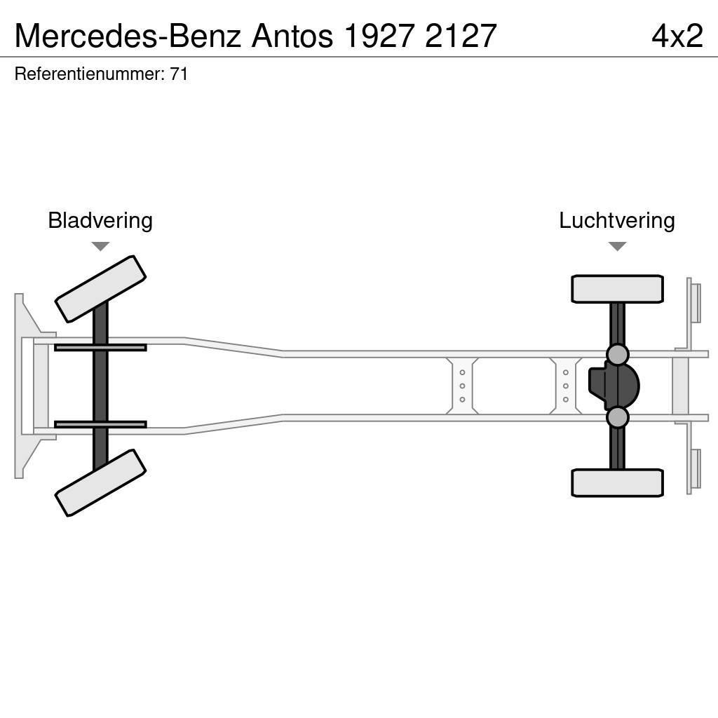 Mercedes-Benz Antos 1927 2127 Bakwagens met gesloten opbouw