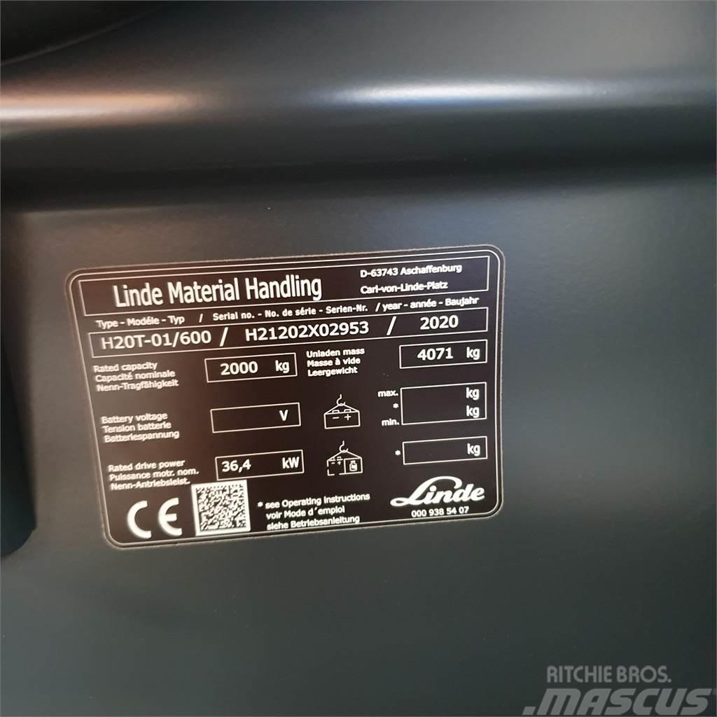Linde H20T/600 LPG heftrucks