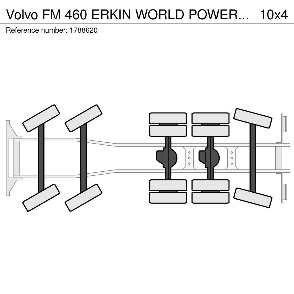 Volvo FM 460 ERKIN WORLD POWER ER 2070 T-4.1 CRANE/KRAN/ Vlakke laadvloer met kraan