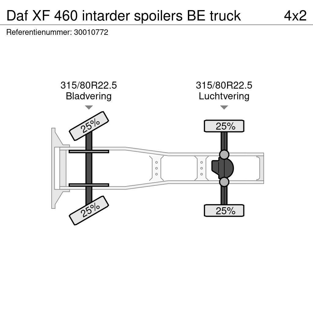 DAF XF 460 intarder spoilers BE truck Trekkers