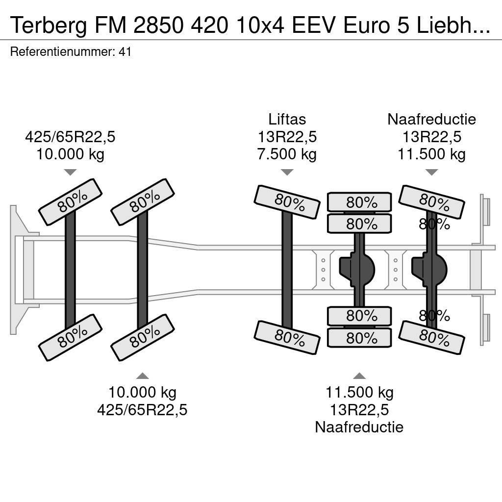 Terberg FM 2850 420 10x4 EEV Euro 5 Liebherr 15 Kub Mixer! Betonmixers en pompen