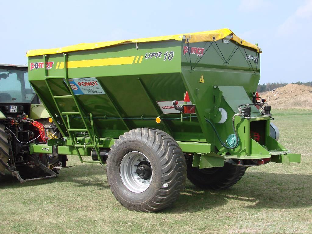 Pomot UPR 10 tones fertilizer and lime spreader, DIRECT Kunstmeststrooiers