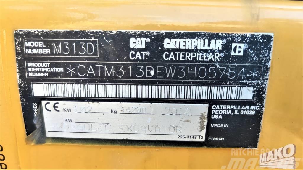 CAT M 313 D Wielgraafmachines