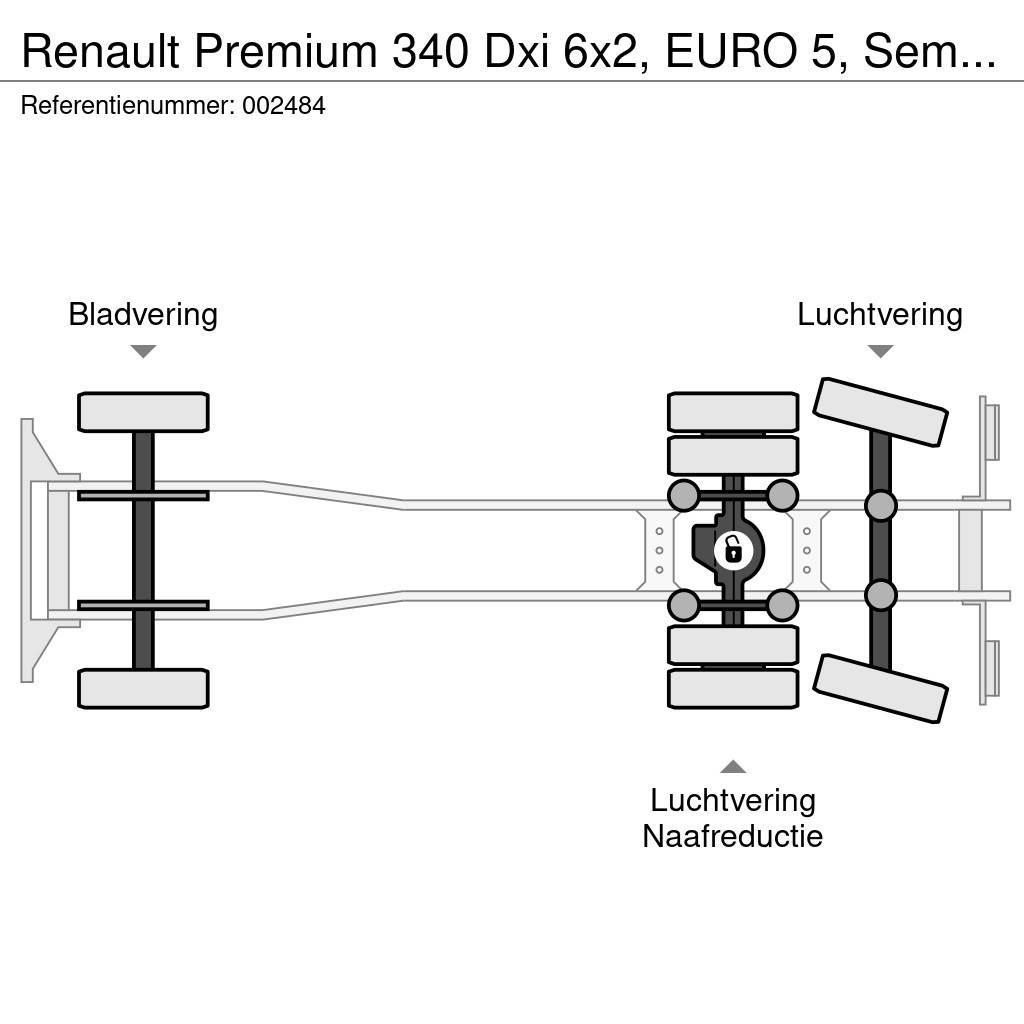 Renault Premium 340 Dxi 6x2, EURO 5, Semat Zoeller Vuilniswagens