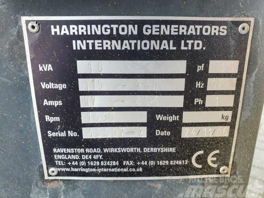 Harrington 10 kVA Stromgenerator / Diesel Stromaggragat Diesel generatoren