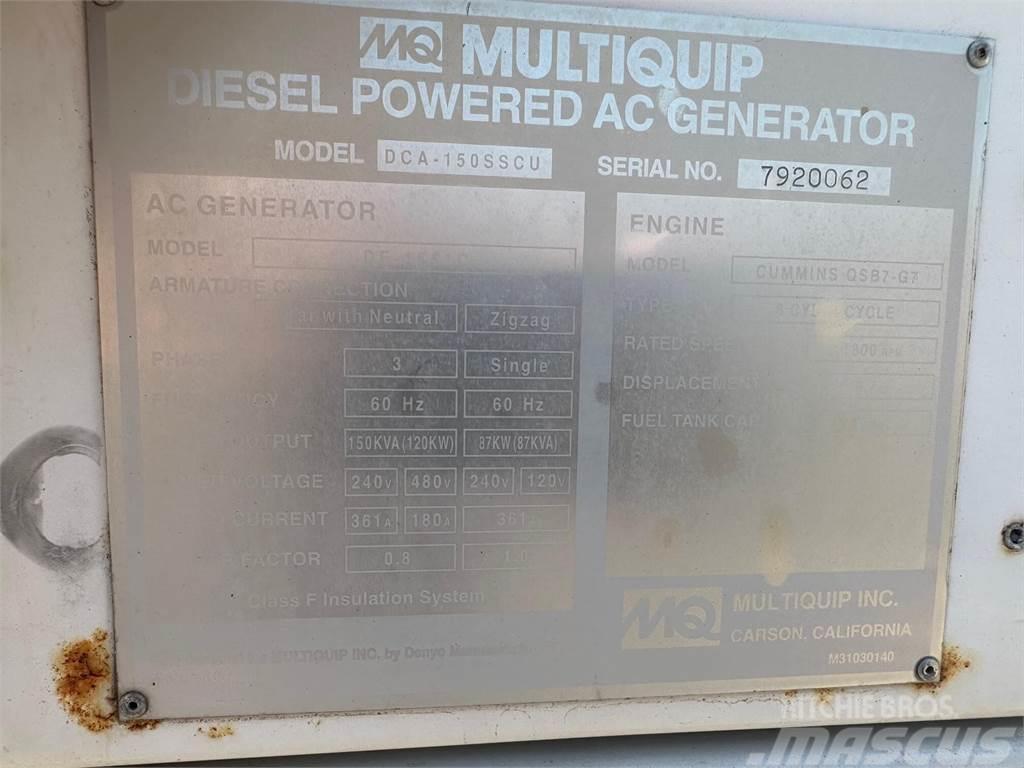 MultiQuip 150 KVA Overige generatoren