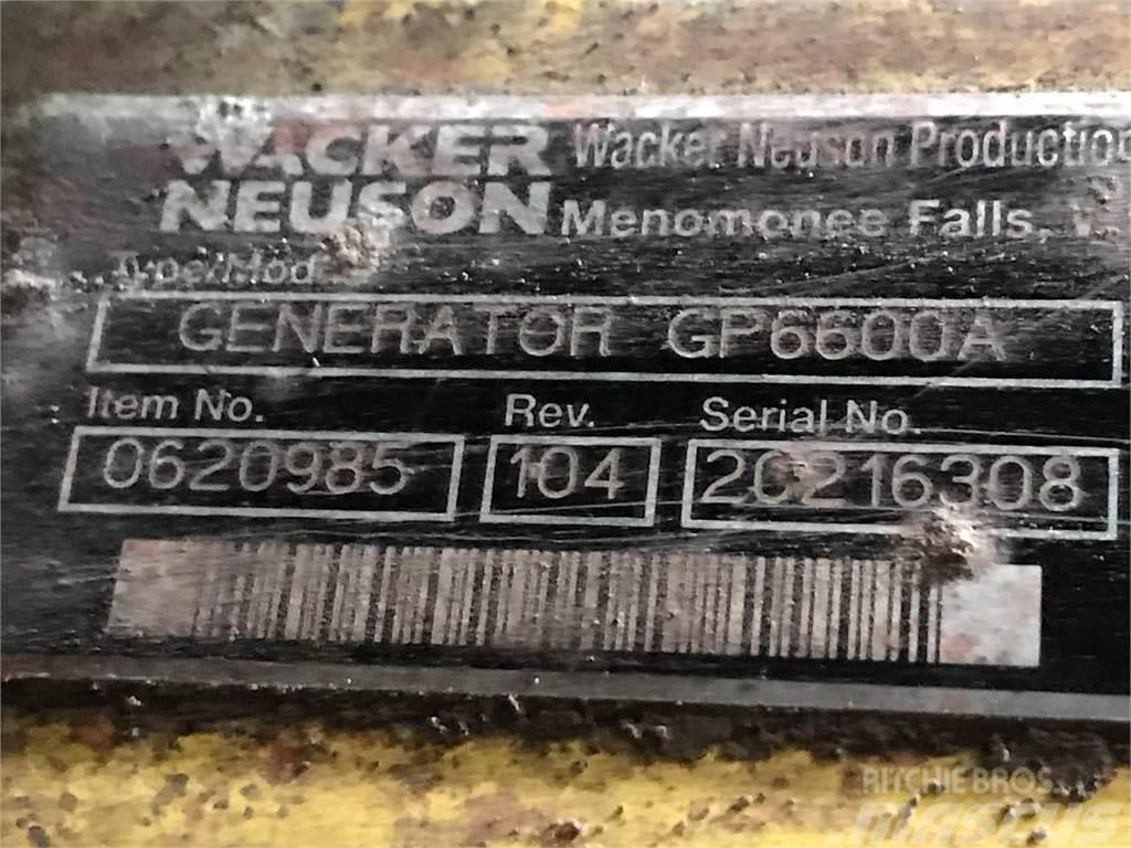 Wacker Neuson GP6600A Overige generatoren