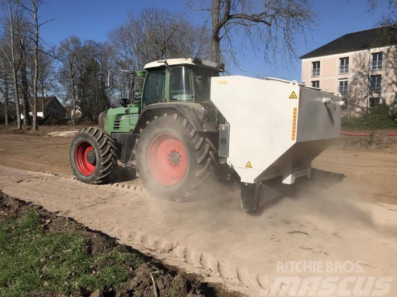  amag Bindemittelstreuer 5 m³ Heckanbau Traktor Asfalt recyclers