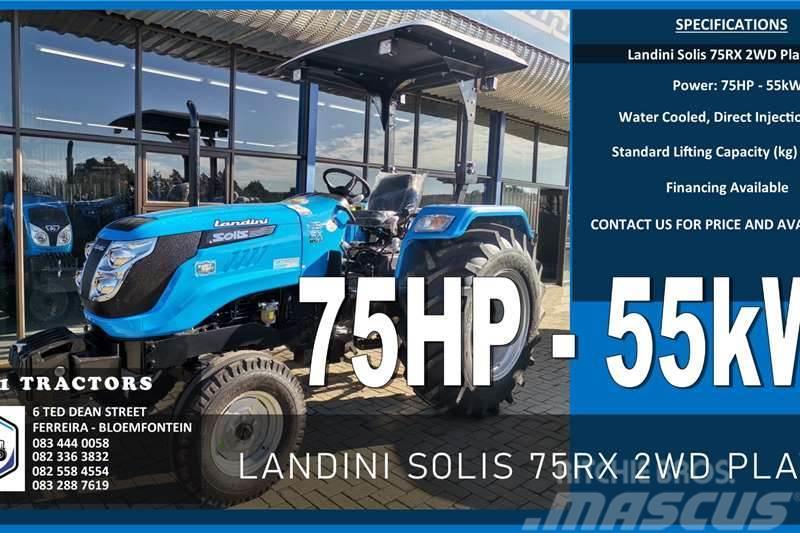 Landini SOLIS 75RX 2WD PLATFORM Tractoren