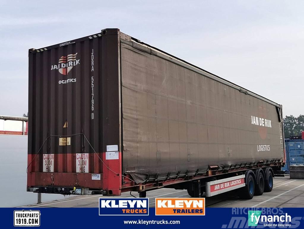  Hertoghs O3 WITH CONTAINER curtain container Containerchassis