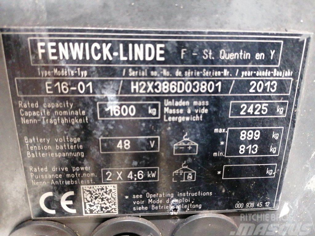 Linde E16-01 Elektrische heftrucks