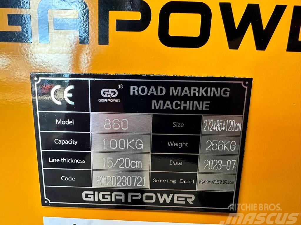  Giga power Road Marking Machine Auto's