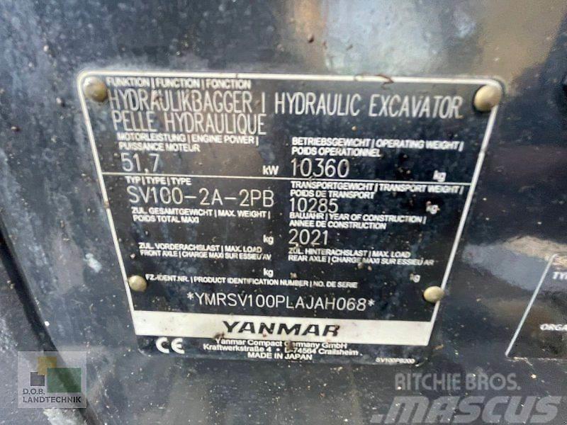 Yanmar SV 100 Rupsgraafmachines