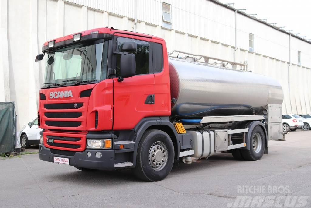 Scania G480 E6 Milch Isoliert 11.000L 3 Kammern Pumpe Tankwagen