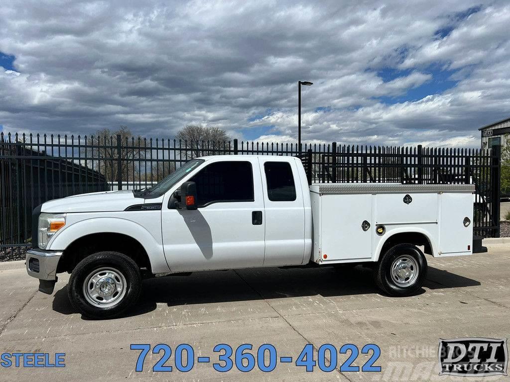 Ford F350 8' Service / Utility Truck With Gooseneck Hit Sleepwagens