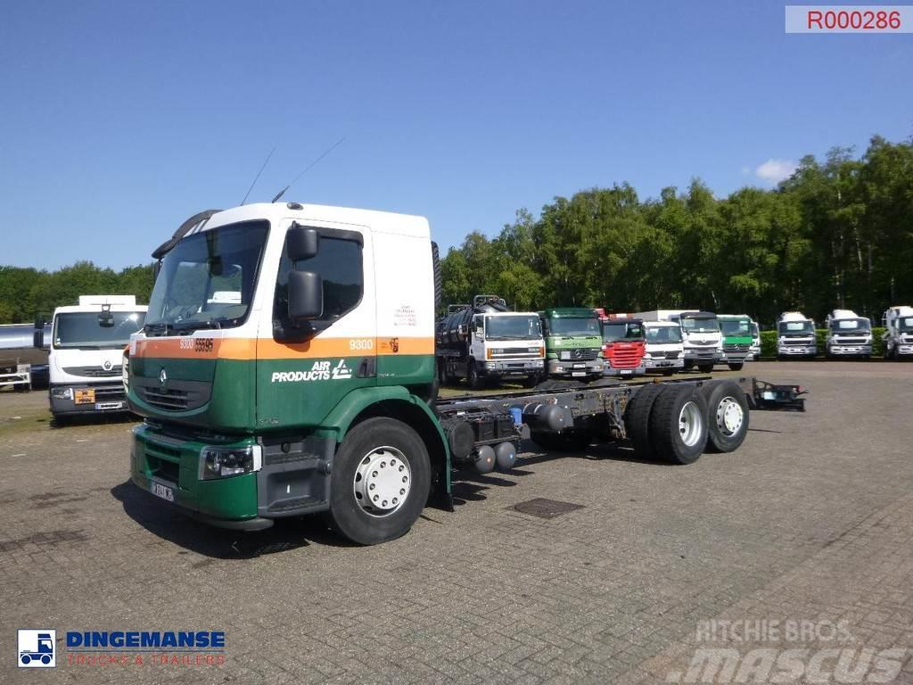 Renault Premium Lander 370 6x2 chassis + ADR Chassis met cabine