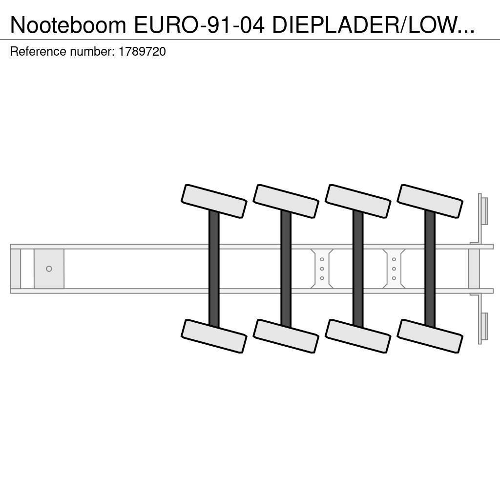 Nooteboom EURO-91-04 DIEPLADER/LOWLOADER/TIEFLADER Low loader-semi-trailers