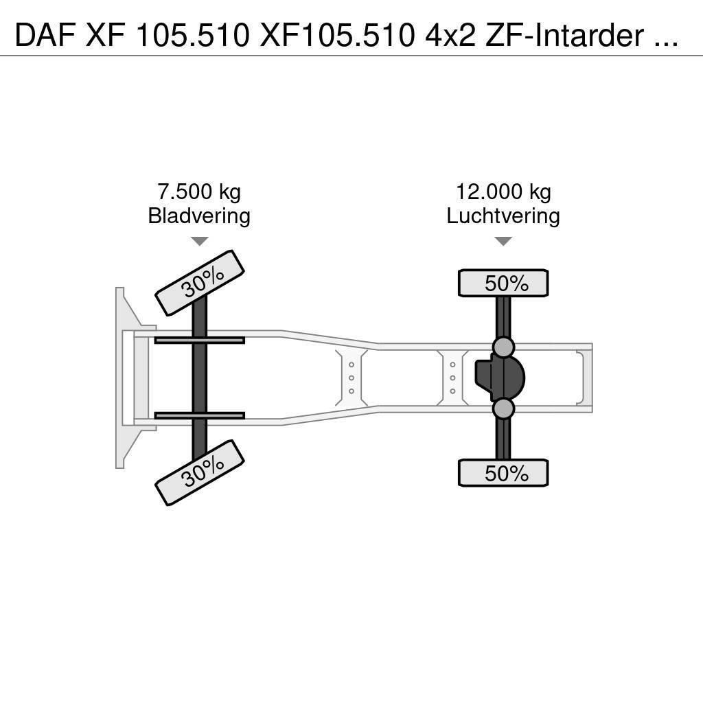 DAF XF 105.510 XF105.510 4x2 ZF-Intarder Euro 5 ADR Trekkers