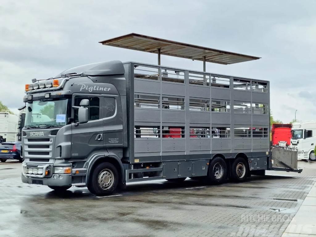 Scania R380 Highline 6x2*4 - Berdex 3 deck livestock - Lo Dieren transport trucks