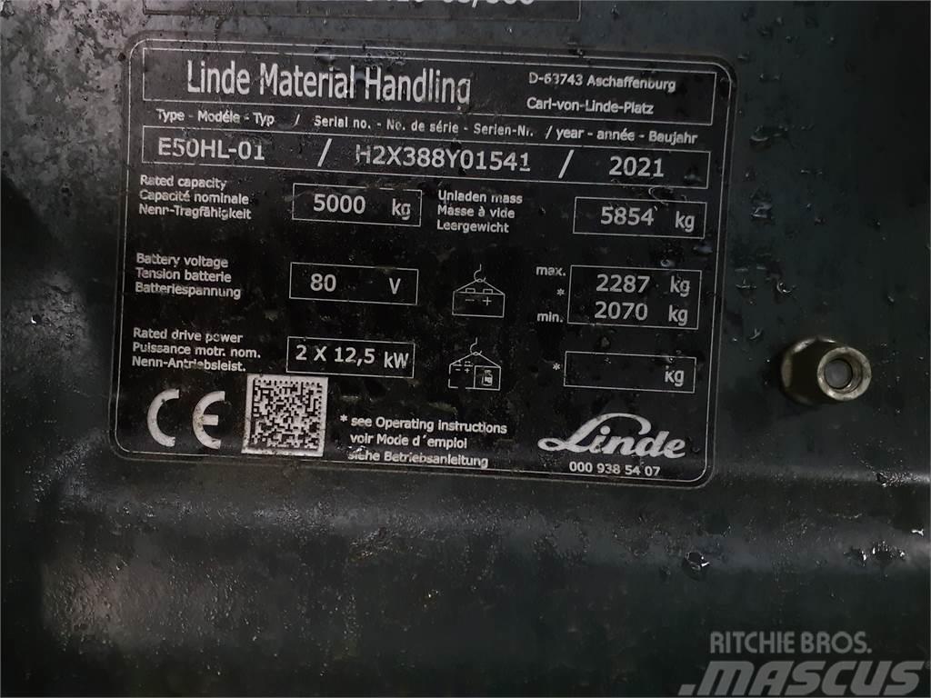 Linde E50HL Elektrische heftrucks