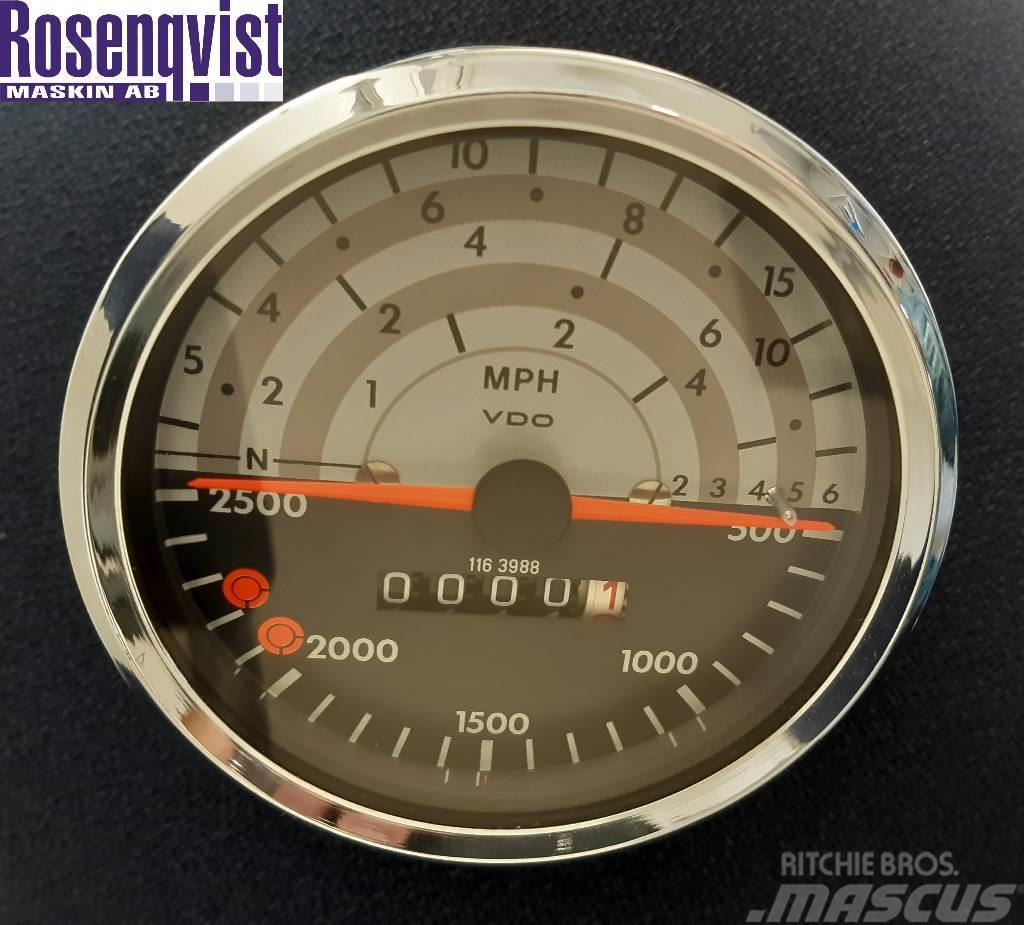 Deutz-Fahr VDO Tachometer mph 01163988, 129.035/034/035 Electronics