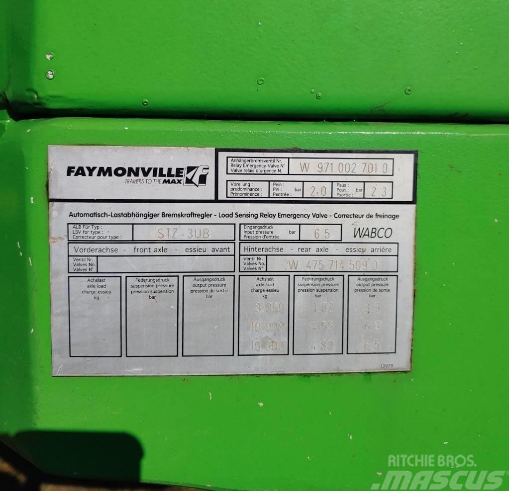 Faymonville STZ-3UB Sattelauflieger Low loader-semi-trailers