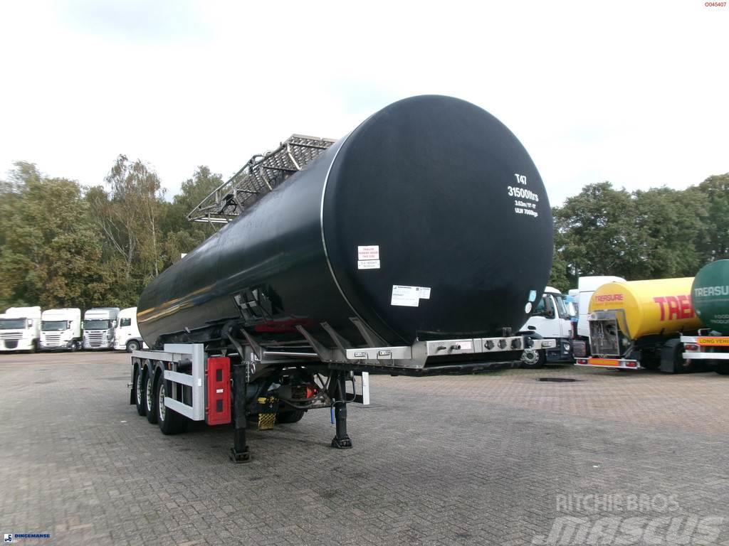 Crossland Bitumen tank inox 33 m3 / 1 comp + compressor + AD Tankopleggers