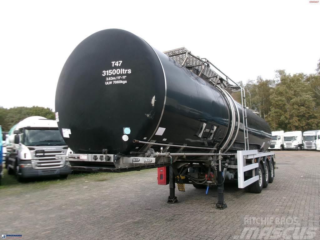 Crossland Bitumen tank inox 33 m3 / 1 comp + compressor + AD Tankopleggers