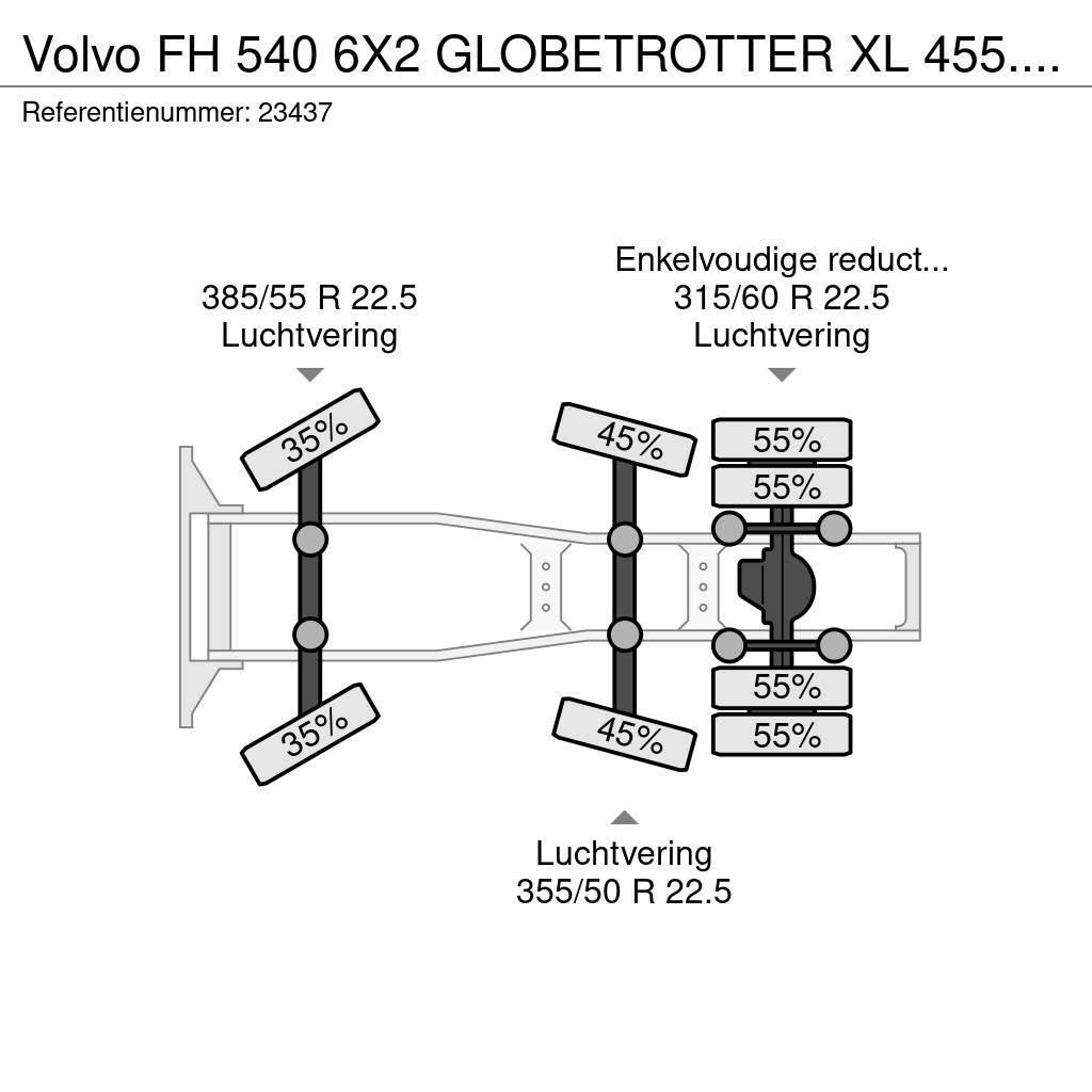 Volvo FH 540 6X2 GLOBETROTTER XL 455.000KM Trekkers