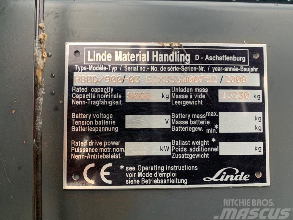 Linde H80D900-03 Diesel heftrucks
