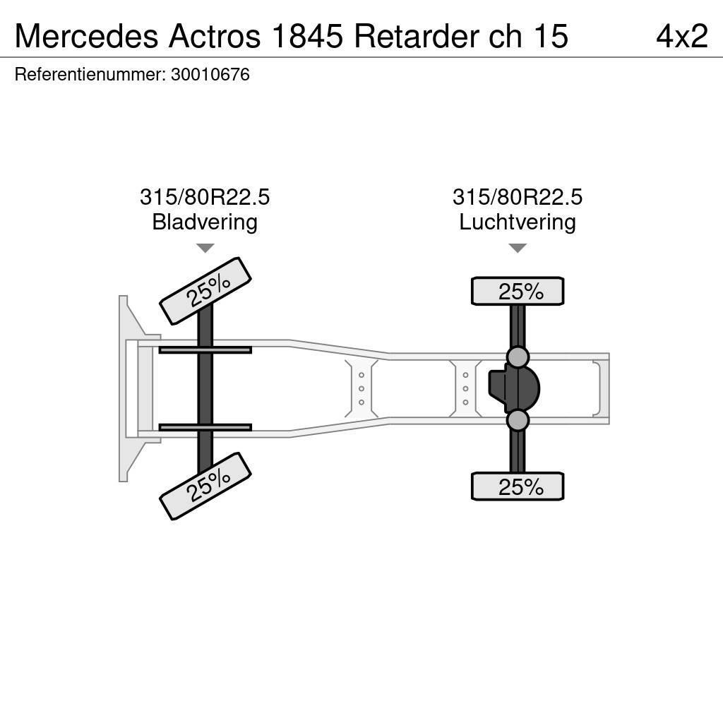 Mercedes-Benz Actros 1845 Retarder ch 15 Trekkers