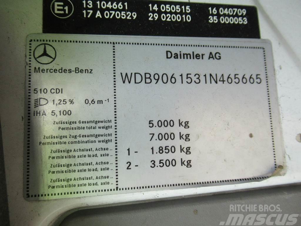 Mercedes-Benz Sprinter 510CDI Kipper + Zij-belading Side-loader Vuilniswagens