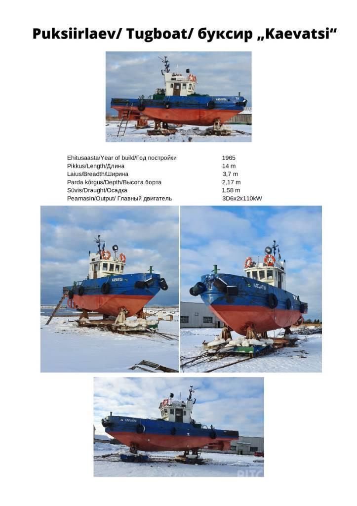  Tugboat Kaevatsi Werkboten en pontons