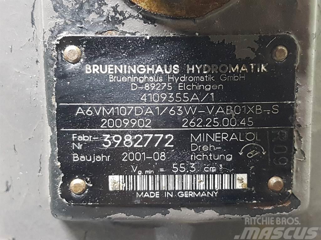 Ahlmann AZ14-Brueninghaus A6VM107DA1/63W-Drive motor Hydraulics