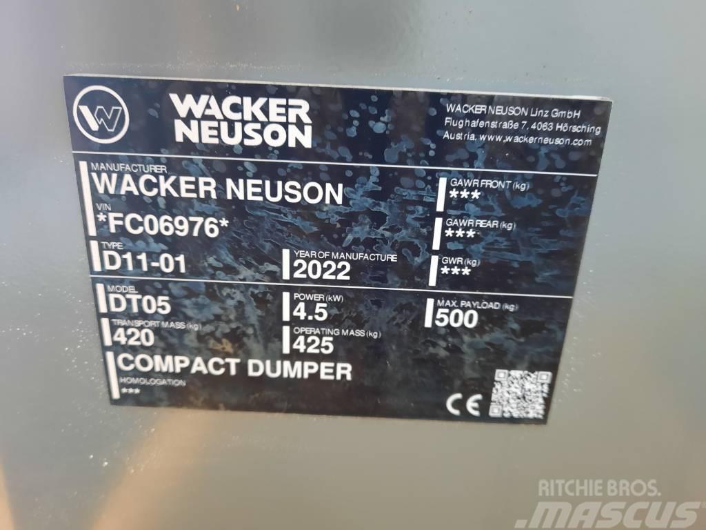 Wacker Neuson DT 05 Rupsdumpers
