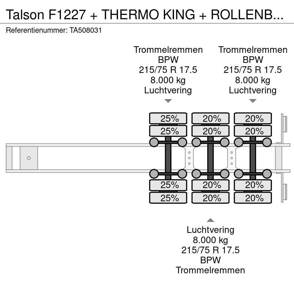 Talson F1227 + THERMO KING + ROLLENBANEN - MEGA Koel-vries opleggers