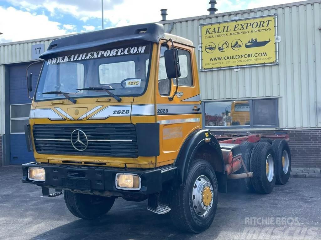 Mercedes-Benz SK 2628 Chassis 6x6 V8 Big Axle's Auxilery Top Con Chassis met cabine