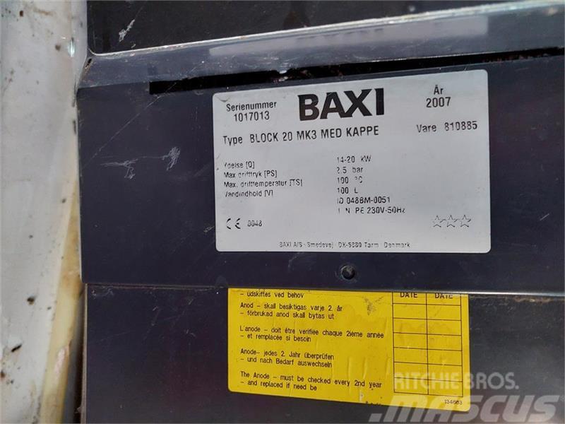 Baxi  Nyere oliefyr Årgang 2007 Biomassa boilers en ovens