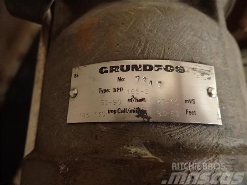 Grundfos SPD-165-2, 50-900m3/time, 7,5 hk Overige componenten