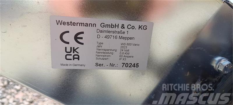 Westermann WS 800 elektrisk spalteskraber Overige veehouderijmachines